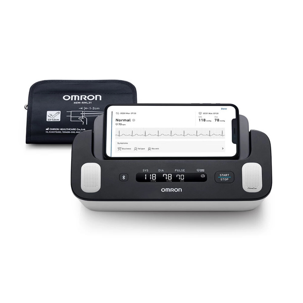 Omron Complete  Tansiyon Aleti ve Ekg cihazı HEM-7530T-E3